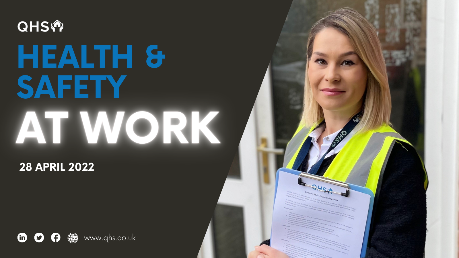 World Day for Health & Safety at Work 28th April 2022